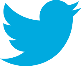 460 Twitter logo blue