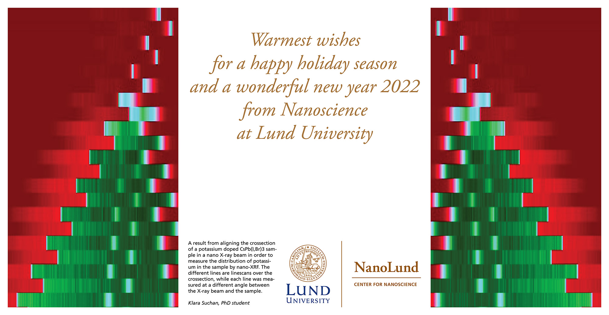 The annual NanoLund Season’s Greetings card