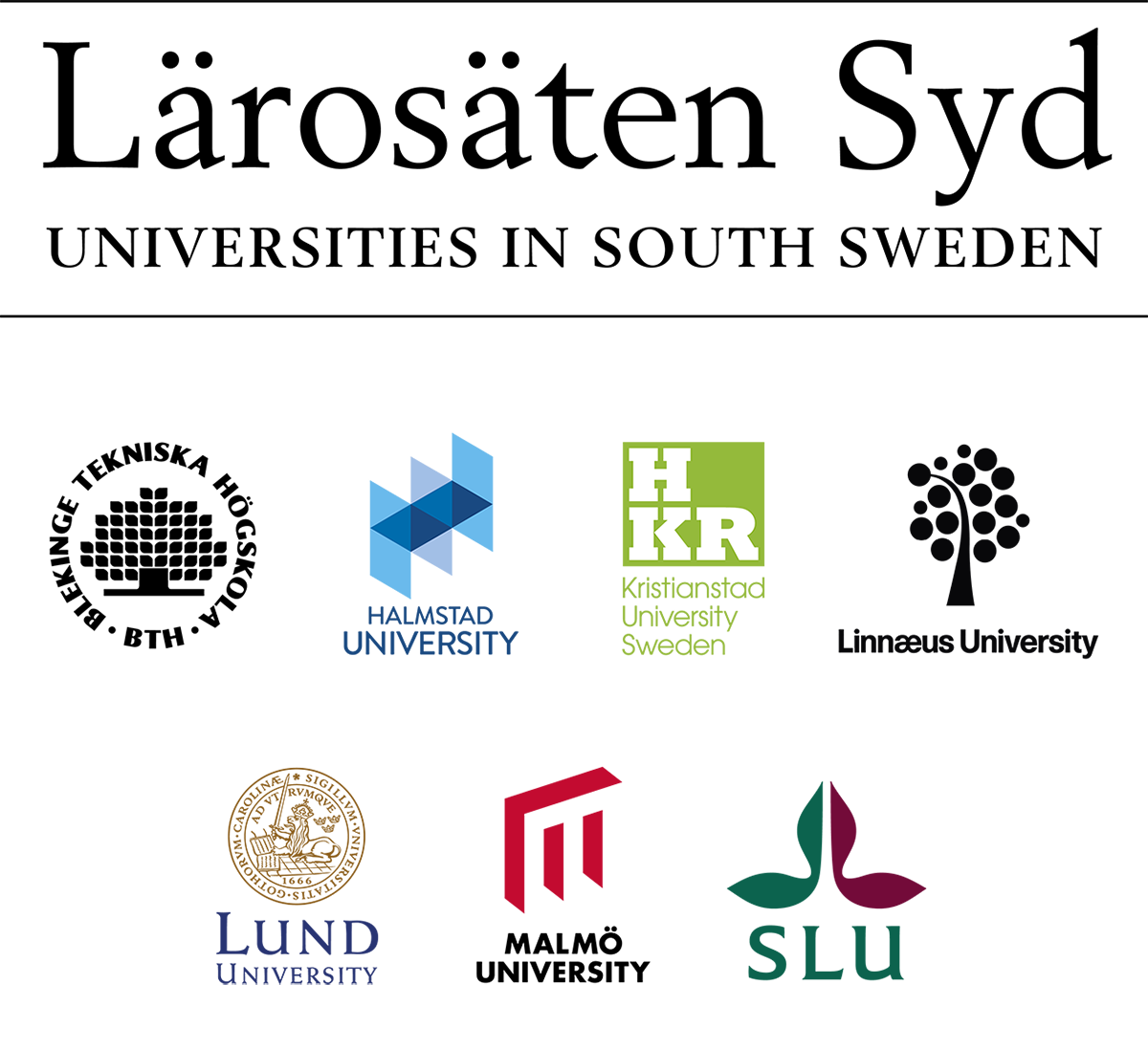 Bild som visar logotypen för Lärosäten Syd.