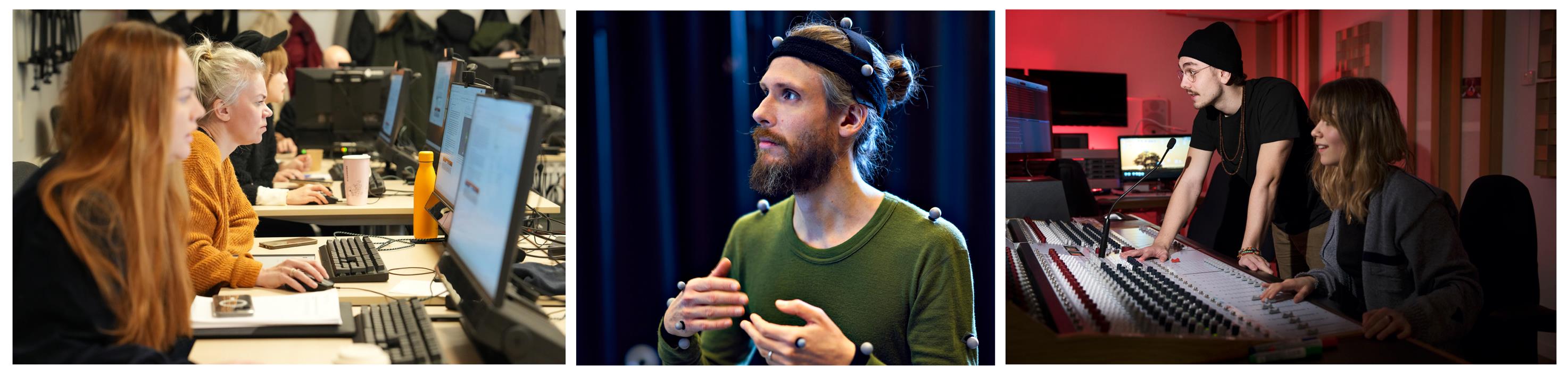 Omslagsbild till konferensvolymen Connecting Teachers – Changing from Within. Fasaden av byggnaden Forum Medicum i glas.