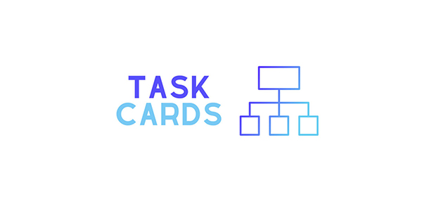 Logotyp för verktyget Taskcards.