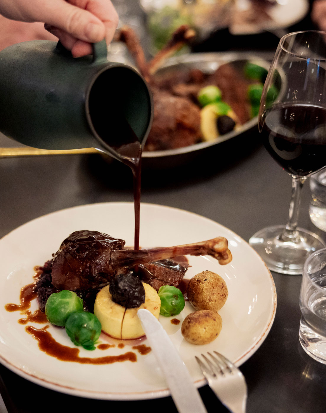 257 Goose dinner Dalby gastis plate %c2%a9Alexander Hall