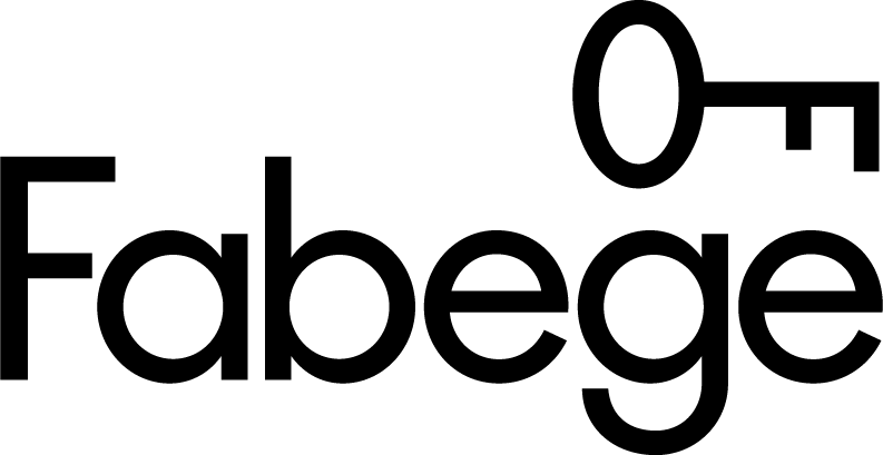 1073 Fabege Svart Logotyp
