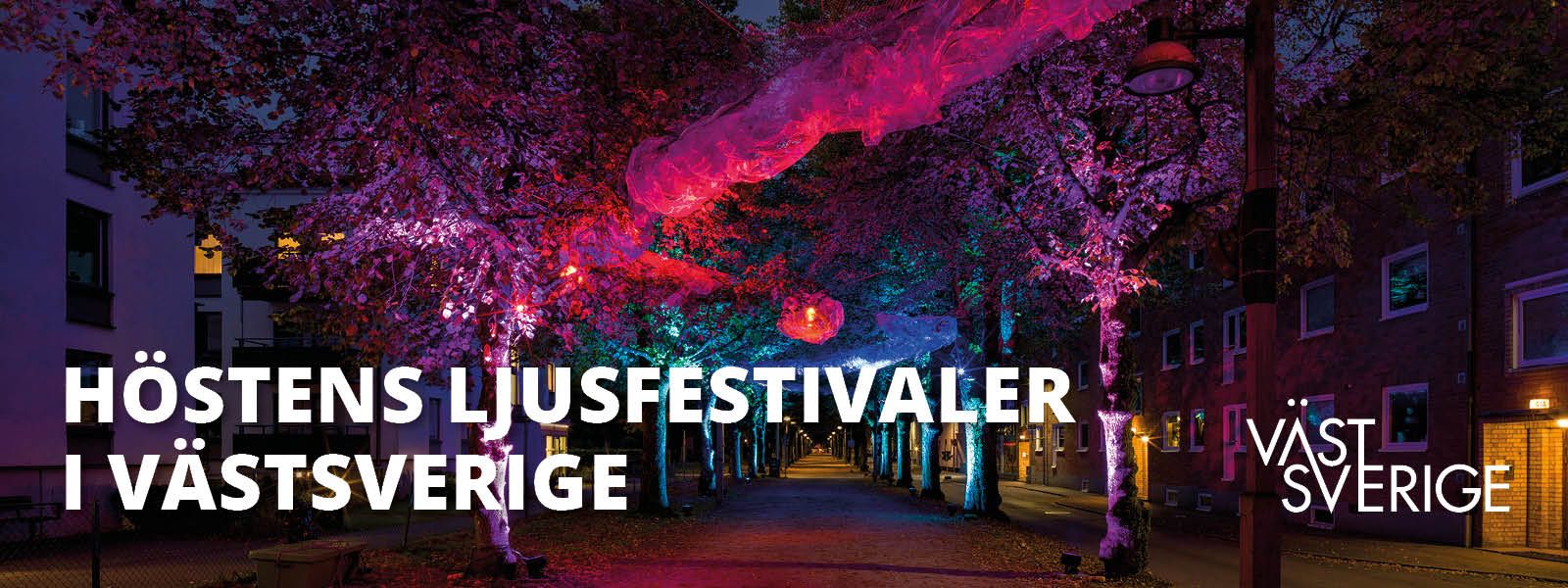 Annons ljusfestivaler i Västsverige