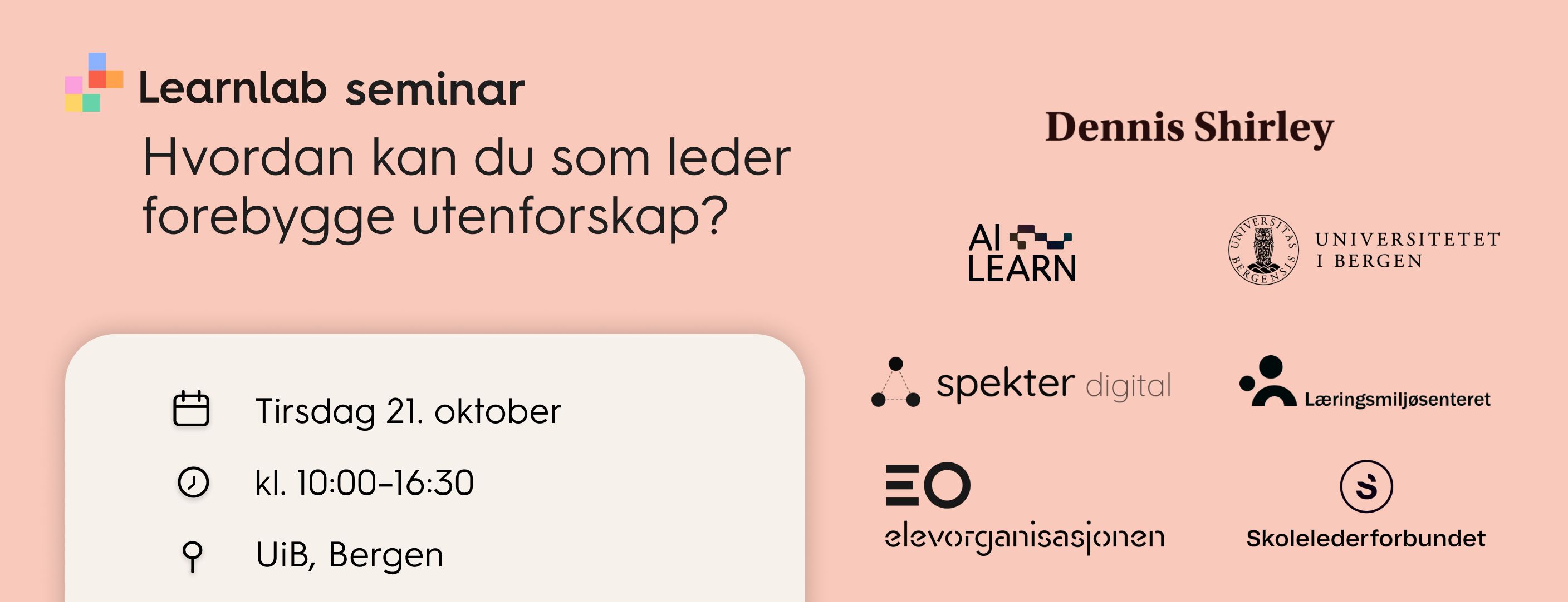 760 Learnlab konferanse 2026 Bergen