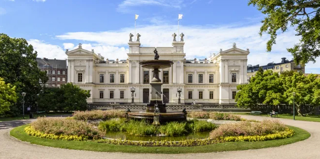 Photo of the Lund University buildning.