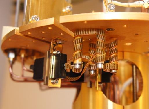 A golden machine. Photo.