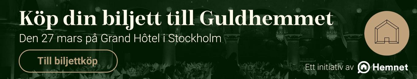 1352 Guldhemmet 24 Biljett Banner MSF