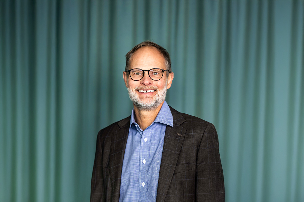 Bild på hus under vintern