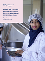 Cover of the report Combatting long-term unemployment among immigrants beyond the COVID-19 pandemic.