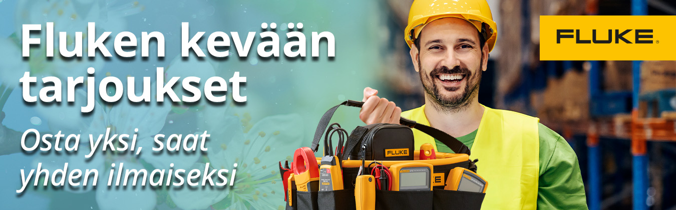 Fluke Kevätkampanja - Osta Fluke-työkalu ja valitse toinen kaupan päälle