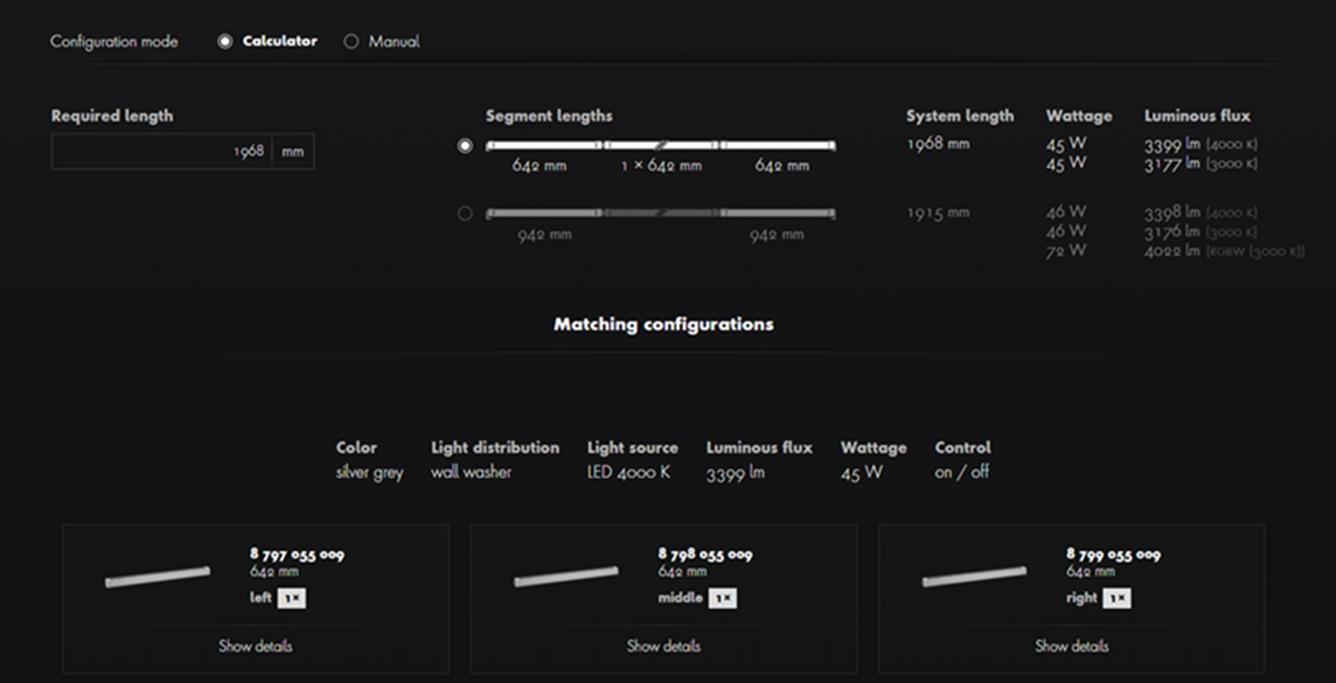 Ecoline RGBW configurator