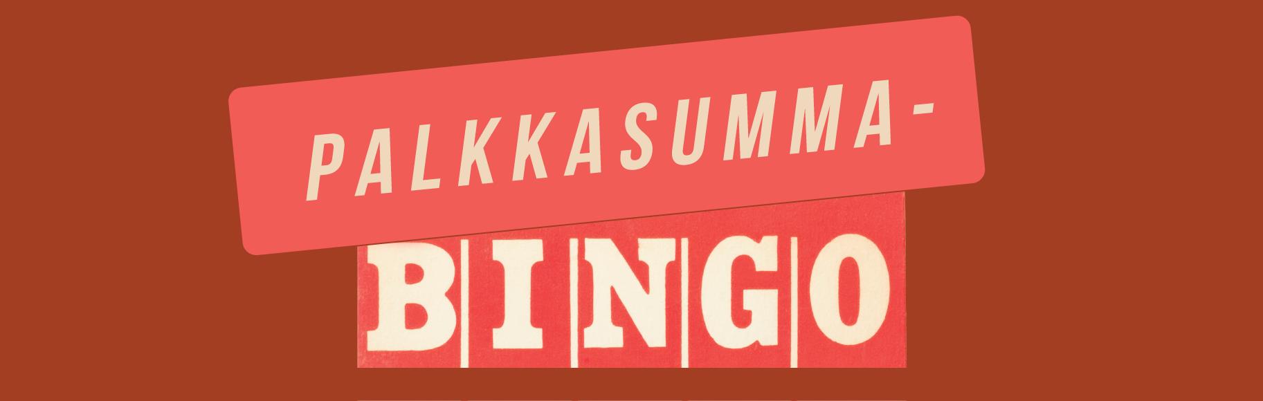 461 Palkkasummabingo banneri