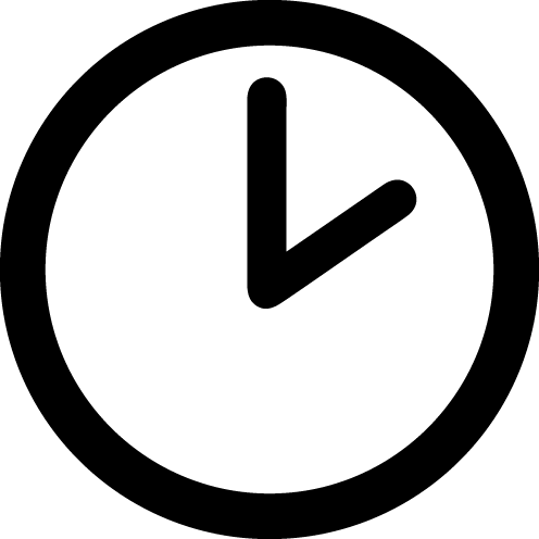 3526 Klocka svart