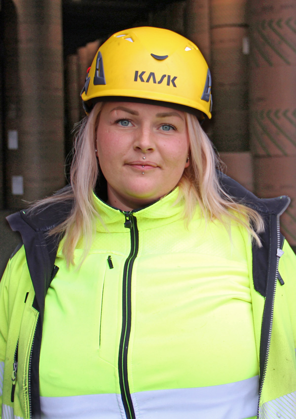 Our new foreman, Marie-Louise Hansson!
