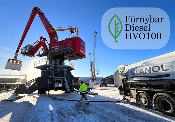 Vi byter fossil diesel mot biodrivmedlet HVO100